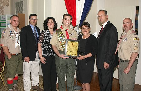 Boy Scout Troop # 55 Honors Eagle Scout Frank M. Sikorski
