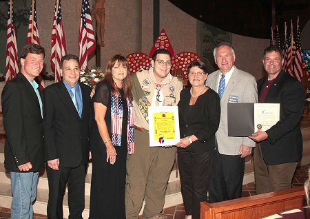 Boy Scout Troop # 96  Honors Eagle Scouts