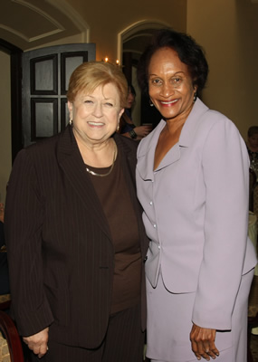 Pictured are Legialtor Judy Jacobs and Coalition of Nassau County Youth Serivces President Peter Levy.