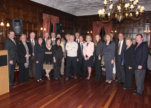 Legislator Jacobs with members of the Syosset Chamber of Commerce