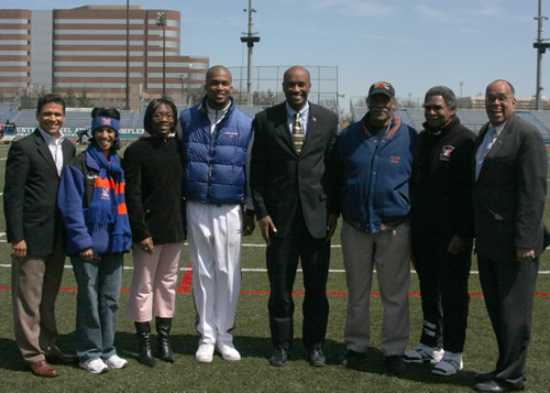 Abrahams Honored at Derrick Adkins Holiday Classic Track and Field Meet 