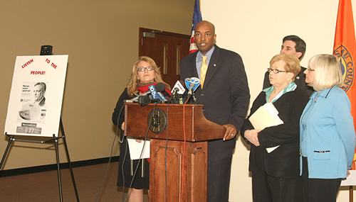 Legislator Kevan Abrahams and Democratic Caucus Demand Mangano End NIFA Lawsuit