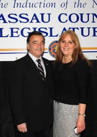 Legislator DeRiggi-Whitton and Councilman Jiminez