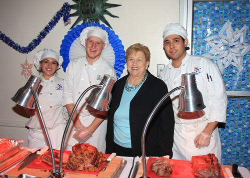 Jacobs Enjoys Nassau Community College's Chestnuts Roasted Over An Open Fire