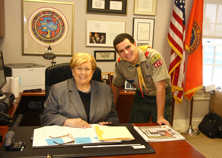 Local Eagle Scout Congratulated