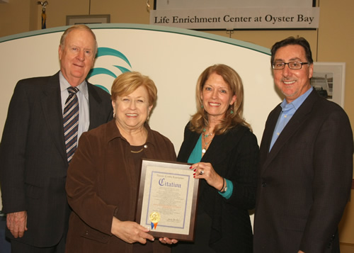 Legislator Judy Jacobs, (D-Woodbury) was invited to help “Cut the Ribbon” at the Life enrichment Center at Oyster Bay, formerly Doubleday-Babcock Senior Center.