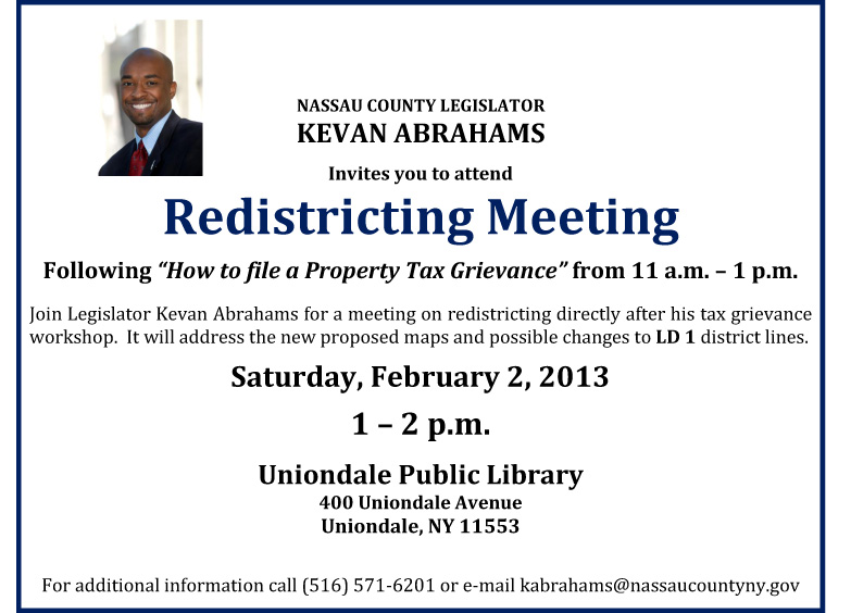 Redistricting Meeting