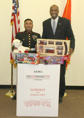 Legislator Abrahams, Toys for Tots