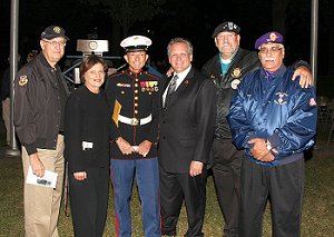 County Clerk Joins POW/MIA Candlelight Ceremony