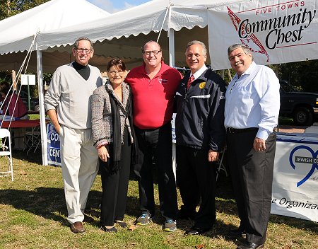 Local Officials Attend Five Towns Community Chest Fair