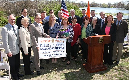 Dedication of the Massapequa Preserve in Memory of Former Nassau County Presiding Officer Peter J. Schmitt