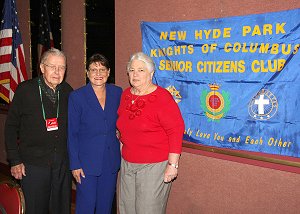 County Clerk Meets with New Hyde Park Knights of Columbus