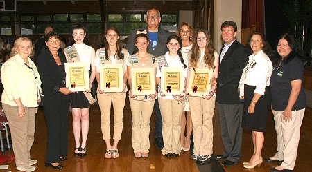 County Clerk Attends Gold Awards Ceremony For Seaford/Wantagh Girl Scout Association
