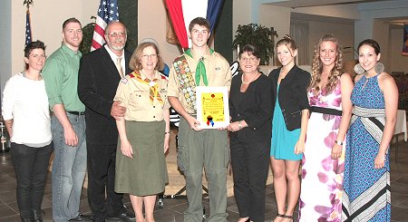 Boy Scout Troop # 285  Honors Eagle Scouts