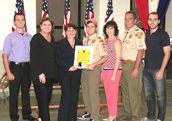 County Clerk Maureen O’Connell Honors Eagle Scouts From Boy Scout Troop # 298