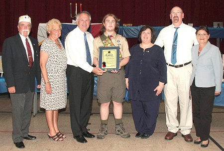 County Clerk Maureen O’Connell Honors Eagle Scouts From Boy Scout Troop # 291 Of Hicksville