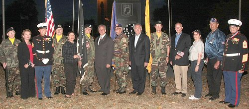 County Officials Join POW/MIA Candlelight Ceremony