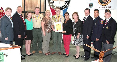 Boy Scout Troop # 298  Honors Eagle Scout Eamonn John Lennon
