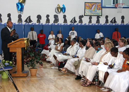 Ulysses Byas Elementary School Grads Congratulated