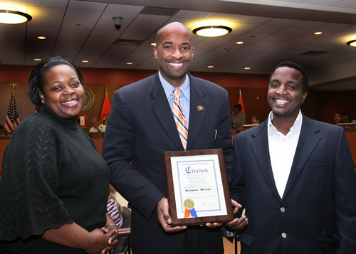  Legislator Abrahams Honors Rohan Wray, Uniondale Hero