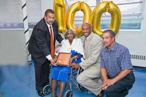 Leg. Abrahams celebrates Freeport Resident's 100th Birthday
