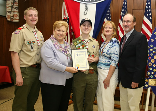 Legislator Jacobs Salutes Eagle Scout Scott Glasgow