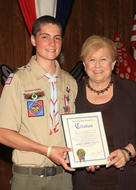Local Eagle Scout Congratulated