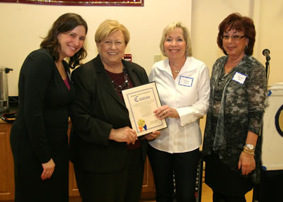 Legislator Jacobs honors Volunteer of the Year Award winner Phyllis Mandel