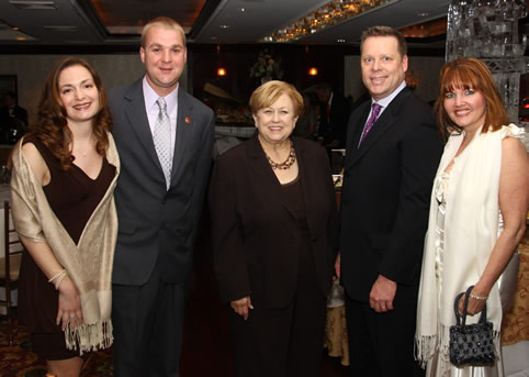 Danielle Napolitano who attended with First Assistant Chief Doug Schadler, Legislator Judy Jacobs, Chief of the Company Ty Jimenez and his wife Diane Jimenez.