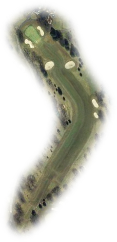 4th Hole at Eisenhower Red Overview