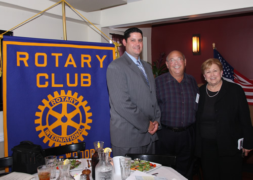 Legislator Jacobs Introduces Representative From State Attorney General's Office at Rotary Meeting