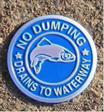 no dumping decal